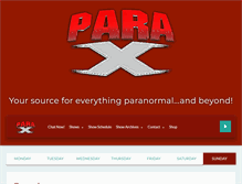 Tablet Screenshot of paraxradionetwork.com